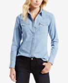 Levi's Western Vintage Light Wash Denim Shirt