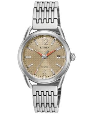 Citizen Women's Drive Stainless Steel Bracelet Watch 34mm Fe6080-54x