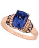 Le Vian Tanzanite (2 Ct. T.w.) And Diamond (1/5 Ct. T.w.) Ring In 14k Rose Gold