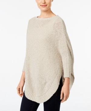 Style & Co. Eyelash Poncho Sweater, Only At Macy's