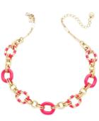 Kate Spade New York Gold-tone Enamel Highlighted Link Necklace