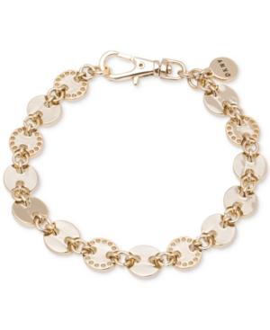 Dkny Multi-disc Link Bracelet, Created For Macy's