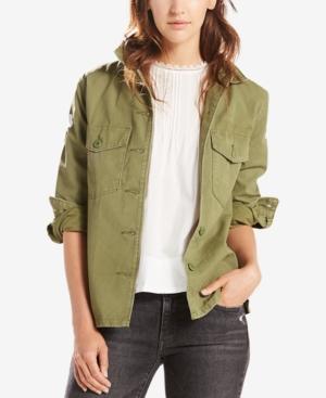 Levi's Cotton Embroidered Shirt Jacket