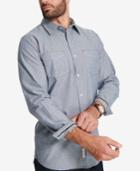 Weatherproof Vintage Men's Pinstriped Flannel Shirt