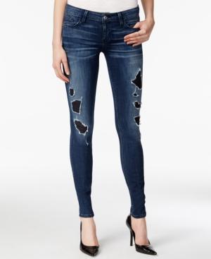 Guess Power Ripped Skinny Waterfront Wash Jeans