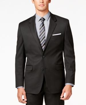 Alfani Men's Traveler Black Solid Classic-fit Jacket, Only At Macy's