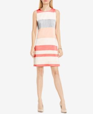 Vince Camuto Mixed-stripe Sheath Dress
