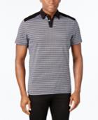 Alfani Men's Slim-fit Geometric Print Polo, Only At Macy's