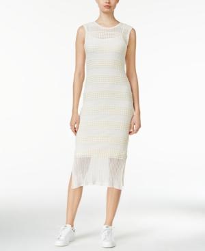 Rachel Rachel Roy Open-knit Sweater Midi Dress