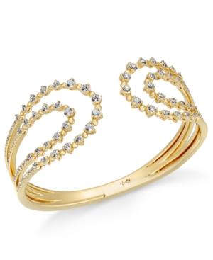 Danori Openwork Crystal Cuff Bracelet, Created For Macy's