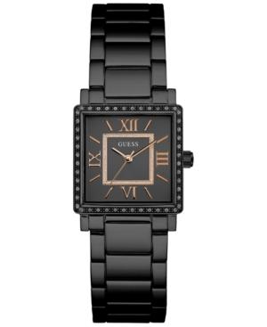 Guess Women's Black Stainless Steel Bracelet Watch 28mm U0827l4