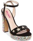 Betsey Johnson Kenna Platform Block-heel Sandals Women's Shoes