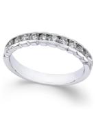 Diamond Channel-set Band (1/2 Ct. T.w.) In 14k White Gold