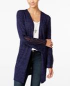 One Hart Juniors' Bell-sleeve Open-front Cardigan, Only At Macy's