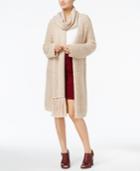 Tommy Hilfiger Miriam Fringe Scarf Cardigan, Only At Macy's