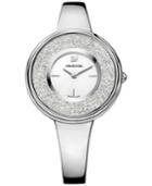 Swarovski Women's Swiss Crystalline Stainless Steel Bangle Bracelet Watch 34mm 5269256