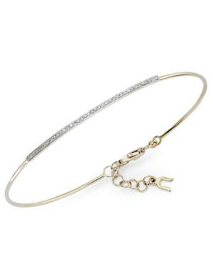 Yellora Diamond Bracelet, Yellora Diamond Bar Wire Bracelet (1/6 Ct. T.w.)