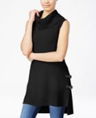 Bcx Juniors' High-low Cowl-neck Sweater Tunic