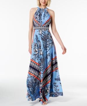 I.n.c. Printed Maxi Dress, Created For Macy's