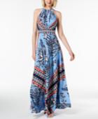 I.n.c. Printed Maxi Dress, Created For Macy's