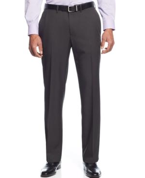 Haggar Eclo Mini Plaid Straight-fit Dress Pants