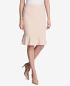 Calvin Klein Flare-hem Pencil Skirt