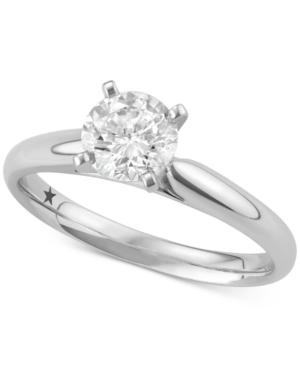 Macy's Star Signature Diamond Solitaire Engagement Ring (1 Ct. T.w.) In 14k White Gold