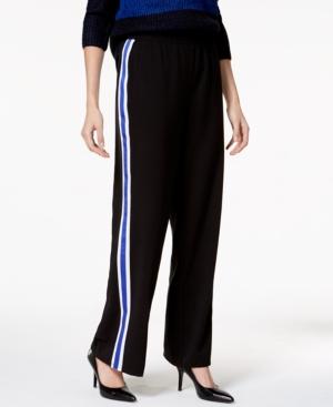 Ny Collection Racing Stripe Palazzo Pants