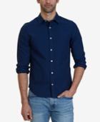 Nautica Men's Slim-fit Striped Long-sleeve Shirt