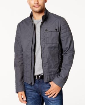 Tommy Hilfiger Men's Snap-collar Jacket