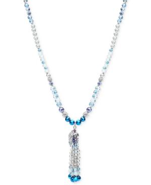 Lonna & Lilly Long Beaded Tassel Pendant Necklace