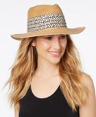 Nine West Mixed-texture Panama Hat