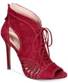 Avec Les Filles Joyce Lace-up Open-toe Shooties, A Macy's Exclusive Style Women's Shoes