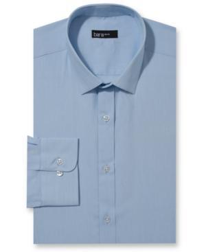 Bar Iii Slim-fit Light Blue Hairline Dress Shirt