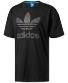 Adidas Originals Men's Reveal Treifoil Cotton T-shirt