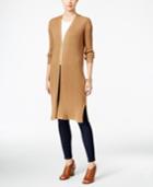 Style & Co Ribbed Duster Cardigan, Only At Macy's