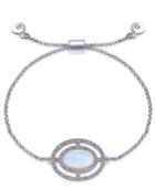 Inc International Concepts Silver-tone Imitation Mother Of Pearl Slide Bracelet, Only At Macy's