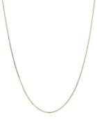 14k Gold Necklace, 18 Plain Box Chain (1/2mm)