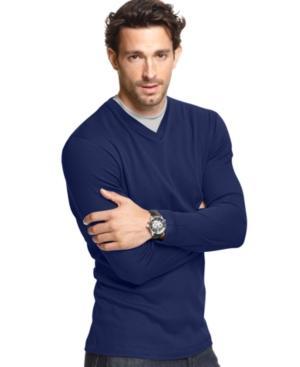 John Ashford Shirt, Ribbed V-neck Shirt