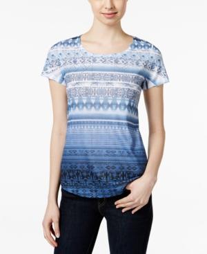 Style & Co. Printed T-shirt, Only At Macy's