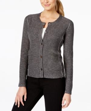 Eileen Fisher Stitch-trim Cardigan