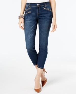Inc International Concepts Moto Ankle Jeans, Created For Macy's