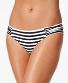 Tommy Bahama Striped Side-tab Bikini Bottom Women's Swimsuit
