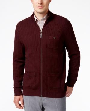 Tasso Elba Men's Ribbed Mock Turtleneck Ribbed Sweater, Only At Macy's