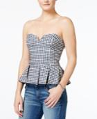 Guess Sophia Pleated Gingham Corset