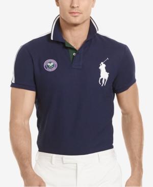 Polo Ralph Lauren Men's Wimbledon Custom-fit Pique Polo