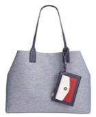 Tommy Hilfiger Th Reversible Double-sided Denim Tote