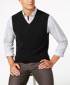 Club Room Men's V-neck Cashmere Sweater Vest, Created For Macy's
