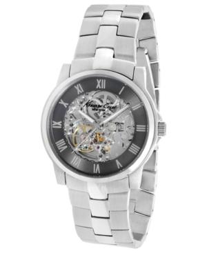 Kenneth Cole New York Watch, Men's Automatic Stainless Steel Bracelet 42mm Kc3828