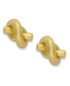 Kate Spade New York Earrings, 12k Gold-plated Sailor's Knot Stud Earrings